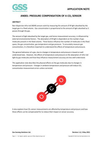 Pressure Compensation of a CO2 Sensor