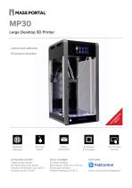 MP30 Large Desktop 3D Printer