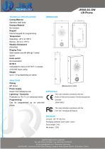 Aufzugstelefon JR505-SC - 2