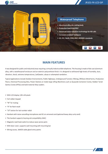 JR101-FK-LCD-SIP Specification