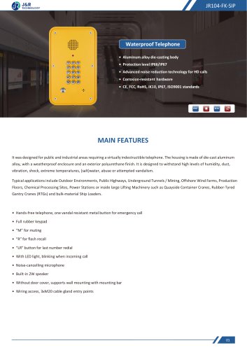 JR104-FK-SIP Specification