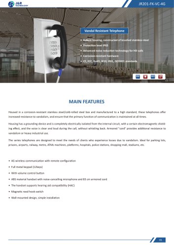 JR201-FK-VC-4G Specification
