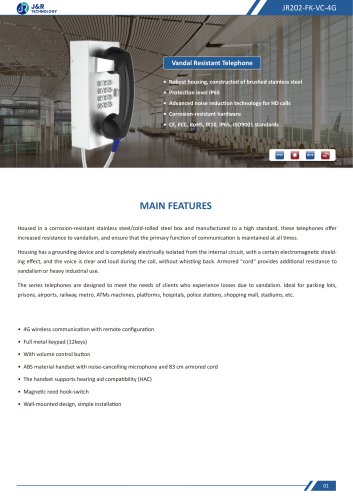 JR202-FK-VC-4G Specification