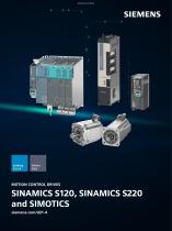 SINAMICS S120, SINAMICS S220 and SIMOTICS