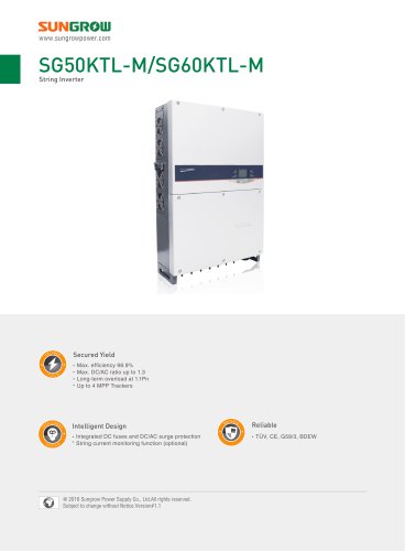 SG50KTL-M/SG60KTL-M