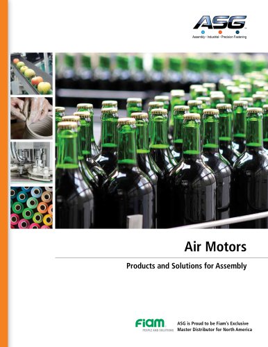 Air Motors Products and Solutions for Assembly