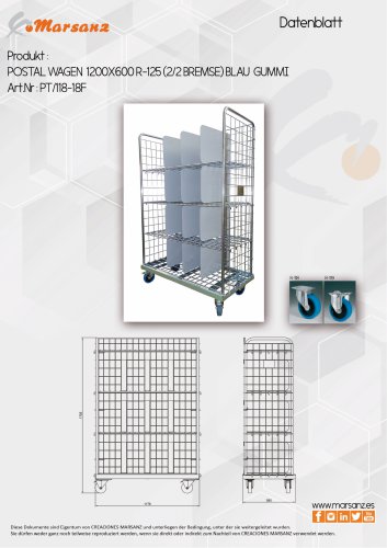 diseño ficha POSTAL TROLLEY