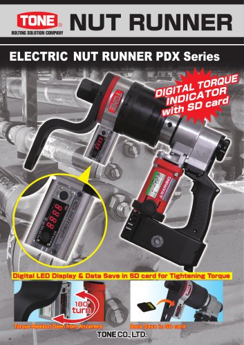 PDX Electric Nut Runner/Torque Wrench/Torque Multiplier