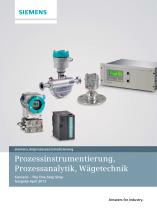 Prozessinstrumentierung, Prozessanalytik, Wägetechnik - 1