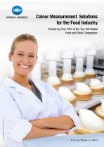 Colour Measurement Solutions for the Food Industry