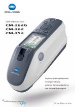 Tragbare Spektralphotometer CM-26dG / CM-26d / CM-25d