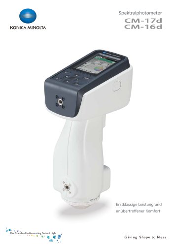 Tragbares Spektralphotometer CM-17d