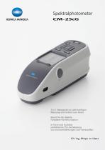Tragbares Spektralphotometer CM-25cG