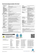 Tragbares Spektralphotometer CM-25cG-8
