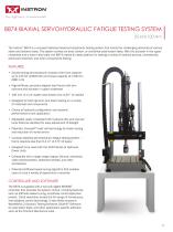 8874 BIAXIAL SERVOHYDRAULIC FATIGUE TESTING SYSTEM