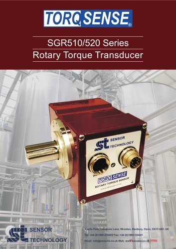 TorqSense SGR510/520 Digital Rotary Strain Gauge Series