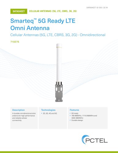 Smarteq&trade; 5G Ready LTE   Omni Antenna