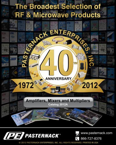 Catalog 2012A - RF Amplifiers, Mixers, Multipliers