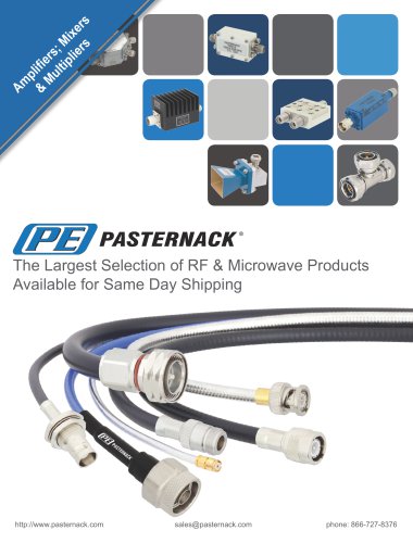 Pasternack RF Amplifiers, RF Mixers, RF Frequency Multipliers