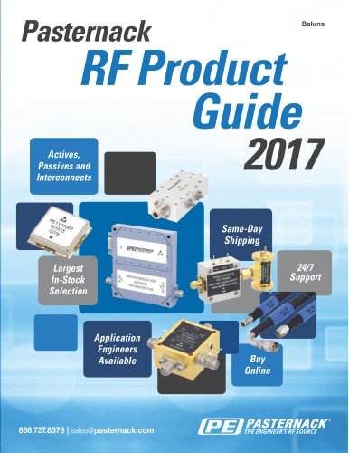 RF Baluns Catalog Pasternack