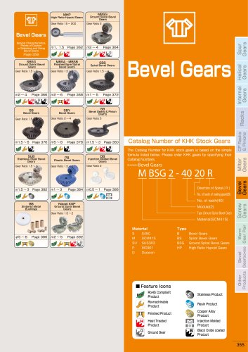 KHK Bevel Gear Catalogue