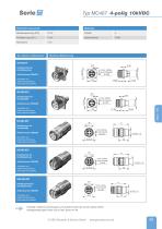 Serie MC - mehrpolige Steckverbinder bis 15 kVDC - 7