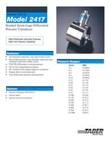 Differential Pressure Measurement Model 2417