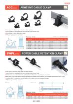 ACC series - ADHESIVE CABLE CLAMP