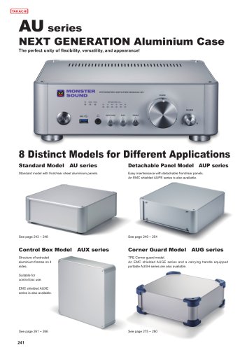 AUX series - ALUMINUM CONTROL BOX