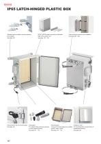 BCAP・BCPC series - IP65 LATCH-HINGED ABS & POLYCARBONATE PLASTIC BOX