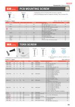 EM・MR series - PCB MOUNTING & TORX SCREW