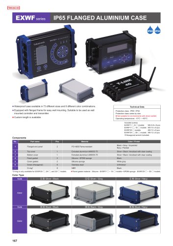 EXWF series - IP65 FLANGED ALUMINIUM CASE