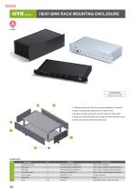 HYR series - HEAT-SINK RACK MOUNTING ENCLOSURE