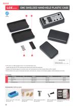 LCE series - EMC SHIELDED HANDHELD PLASTIC CASE