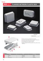 PFF series - FLANGED NETWORK PLASTIC BOX