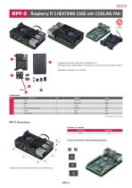 RPF-5 - Raspberry Pi 5 HEATSINK CASE with COOLING FAN