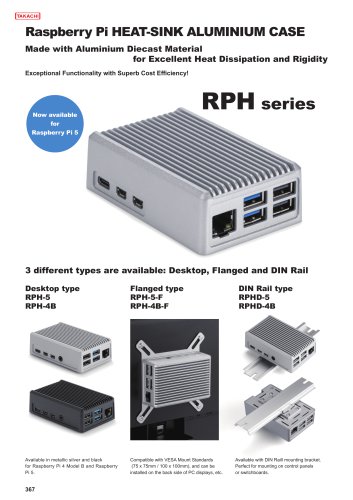 RPH series - Raspberry Pi 5 HEATSINK CASE