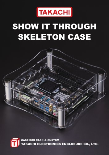 SKGF series - CUSTOM SIZED ACRYLIC BOX with CORNER GUARDS