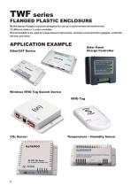 TWF series - FLANGED PLASTIC ENCLOSURE