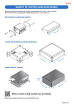 UCS series - CUSTOM SIZED ALUMINIUM ENCLOSURE