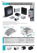 Wallmount Extruded Aluminium Enclosure - EXF series