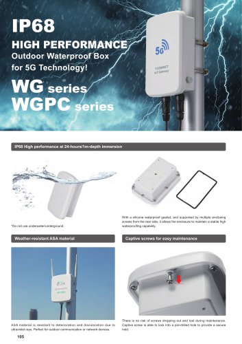 WG series - IP68 WATERPROOF BOX