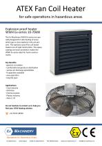 ATEX Fan Coil Heater WWH-EX Series