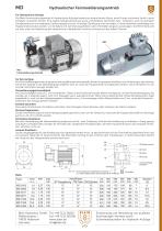 Hydraulischer Feinnivellierungsantrieb MD - 1