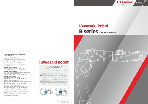 Kawasaki B Series robots