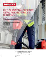 OSHA 1926.1153, Section X