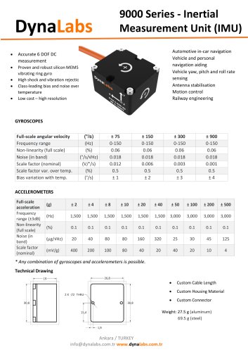 9000 SERIES MEMS IMU