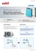 N2 flow control for chemical nozzle