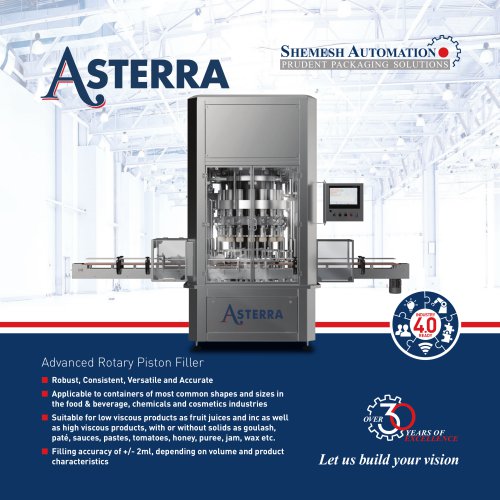 ASTERRA MECHANICAL CAM ROTARY PISTON FILLER