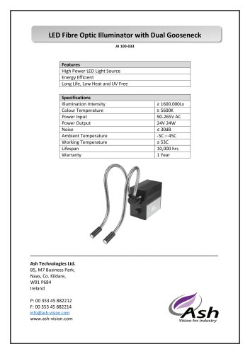 LED Fibre Optic Illuminator